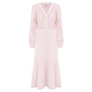 Phase Eight Ayumi Pink Midi Dress